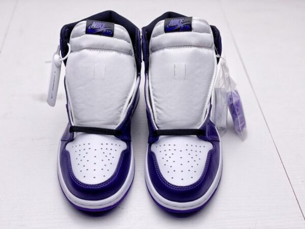 AIR JORDAN RETRO 1 HIGH OG ‘COURT PURPLE’ SNEAKERS REPLICA - Image 4