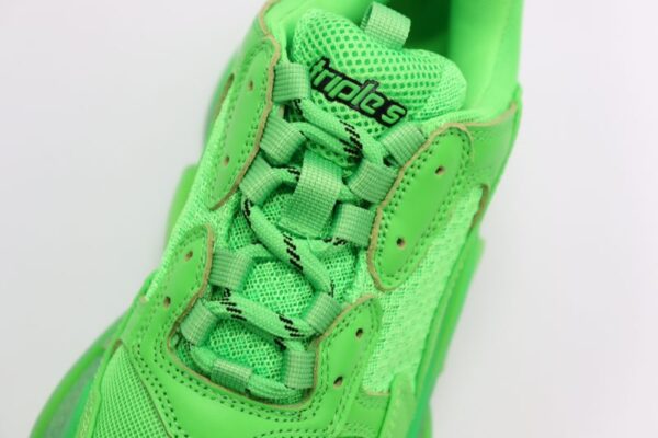 BALENCIAGA TRIPLE S GREEN REPLICA - Image 5