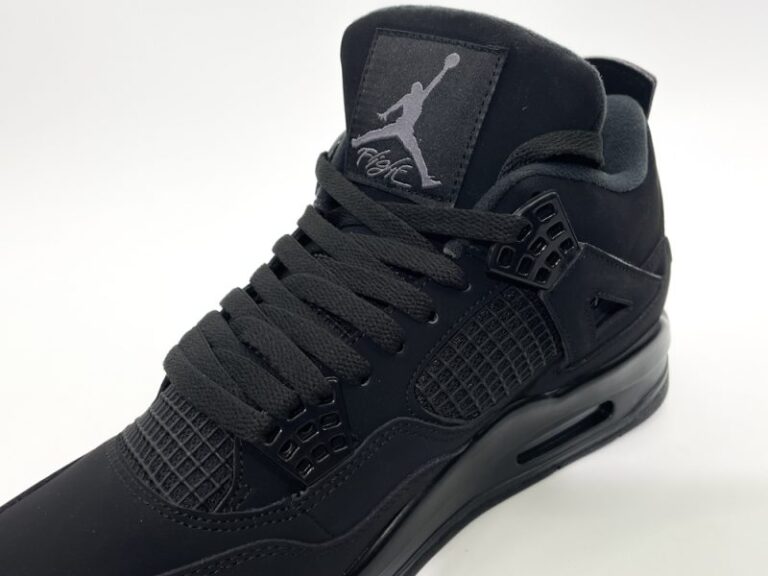 AIR JORDAN 4 RETRO BLACK CAT REPLICA - FAKE JORDANS