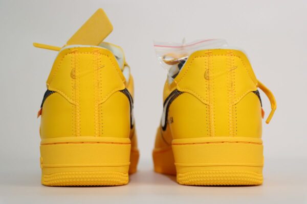 Off-White x Nk Air Force 1 “University Gold” Replica - Image 4