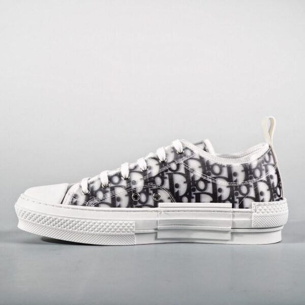 DIOR B23 OBLIQUE LOW TOP SNEAKERS-BLACK&WHITE REPLICA - Image 2