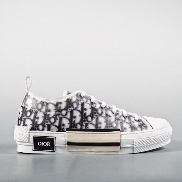 DIOR B23 OBLIQUE LOW TOP SNEAKERS-BLACK&WHITE REPLICA - Image 3