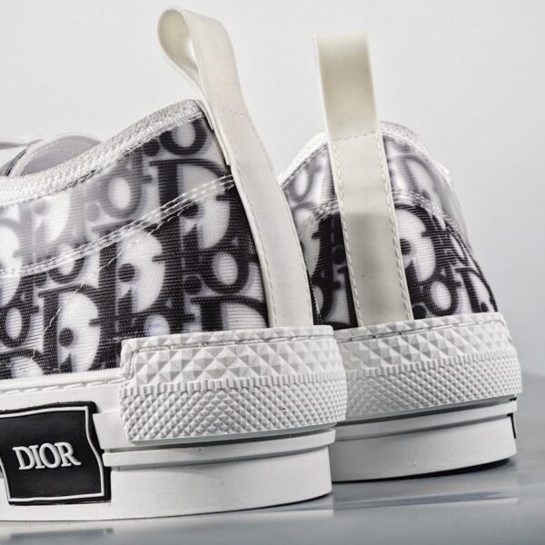 DIOR B23 OBLIQUE LOW TOP SNEAKERS-BLACK&WHITE REPLICA - Image 4