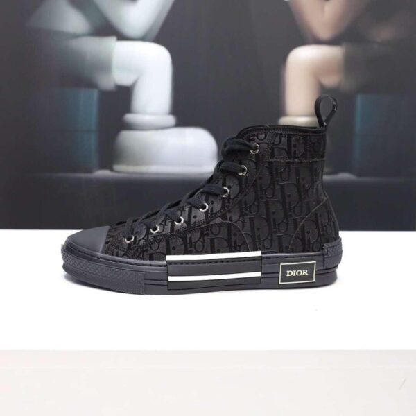 BLACK CHRISTIAN DIOR HIGH TOP SNEAKER - Image 2