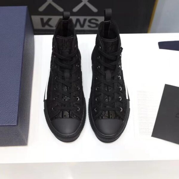 BLACK CHRISTIAN DIOR HIGH TOP SNEAKER - Image 3