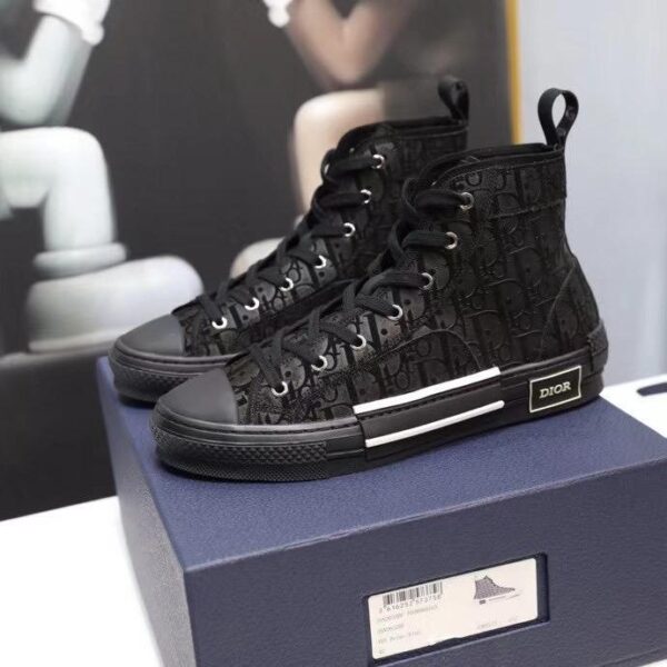 BLACK CHRISTIAN DIOR HIGH TOP SNEAKER - Image 9