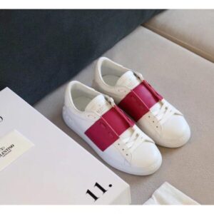 VALENTINO GARAVANI CALFSKIN OPEN SNEAKER