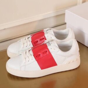 VALENTINO GARAVANI CALFSKIN OPEN SNEAKER