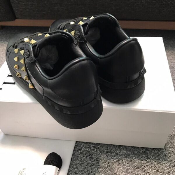 VALENTINO ROCKSTUD UNTITLED NOIR CALFSKIN SNEAKER - Image 3