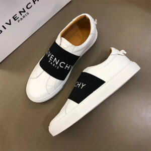 Replica Givenchy Paris Strap Sneakers in Leather