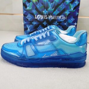 LV Trainer Sneaker Neon Blue