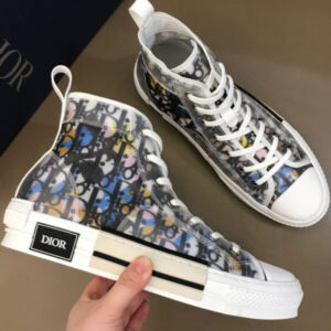 Christian Dior Unisex B23 High-Top Sneaker Blue