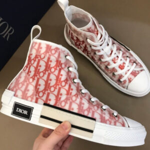 Dior And Alex Foxton Unisex B23 Low-Top Sneakers Red