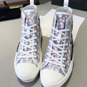 ChristIan Dior B23 High-Top Sneaker In Purple Dior Oblique