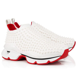 Christian Louboutin Men’s Spike Sock Donna Neoprene Sneakers