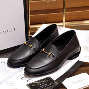 Gucci Women’s Leather Horsebit loafer 414998 Black
