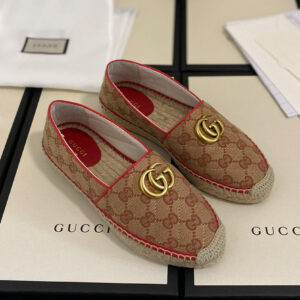 Gucci Women’s GG matelasse canvas espadrille Red