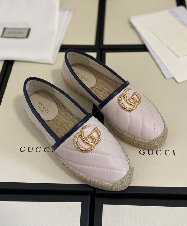 Gucci Women’s matelasse espadrille White