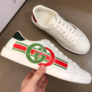 Gucci Men’s Ace sneaker with Interlocking G 576136 White