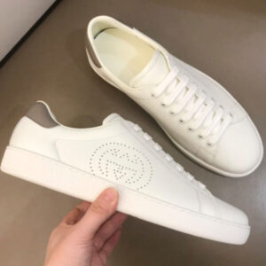 Gucci Unisex Ace sneaker with Interlocking G Gray