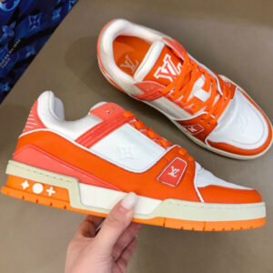 Louis Vuitton Men’s LV Trainer Sneaker Orange