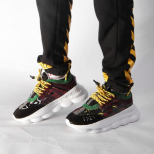 Replica Versace x The 2 Chainz “Chainz Reaction” Sneakers(Green&Black)