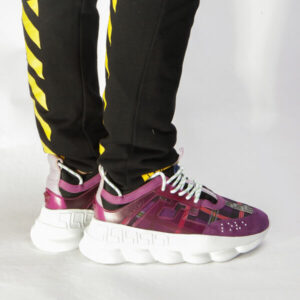 Replica Versace x The 2 Chainz “Chainz Reaction” Sneakers(Purple)