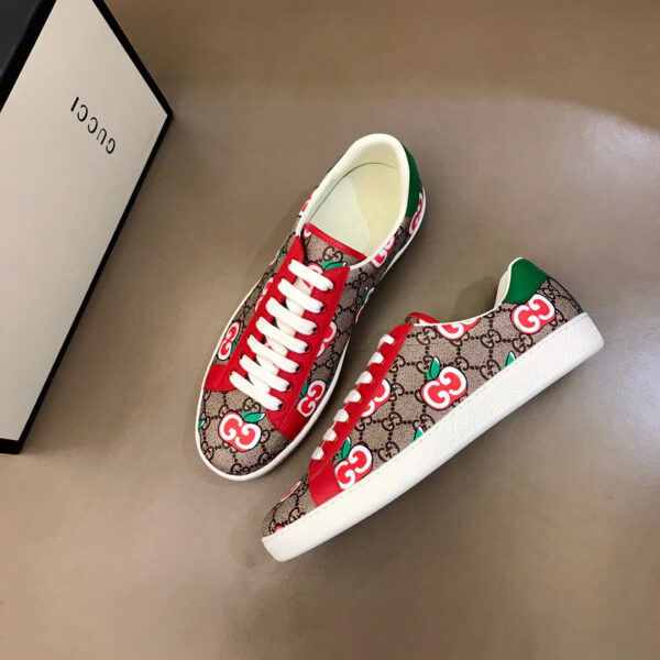 Ace Sneaker with GG Apple Print - Image 6