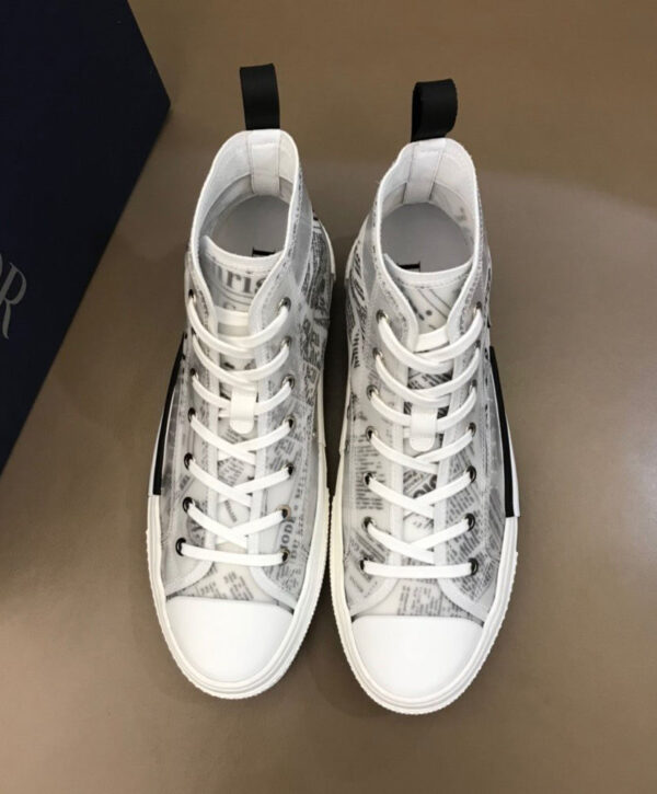 Christian Dior Unisex B23 High-Top Sneaker White