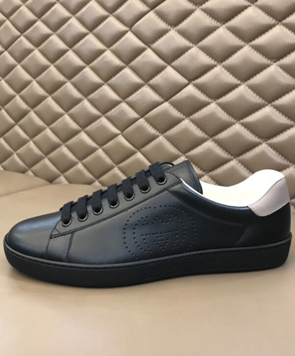 Gucci Unisex Ace sneaker with Interlocking G Black - Image 4