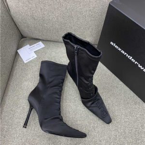 alexander wang heels boots