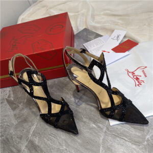 christian louboutin heel sandals