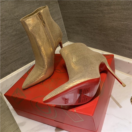 christian louboutin heels boots